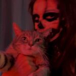 Julia Butters Instagram - Skeleton makeup, pasta and Tina Turner💪