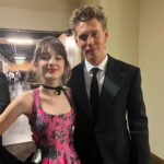 Julia Butters Instagram - FREAKING OUT!!! Thank you so so much to the Palm Springs international film festival! It was SUCH an honor to receive a Vanguard Award!! Was able to spend the evening with my lovely on screen sister Keeley Karsten and even reunited with Austin Butler for the first time since Once Upon A Time In Hollywood! Such an incredible night THANK YOU!!! #psiff @amblin @universalpictures @thefabelmans @psfilmfest