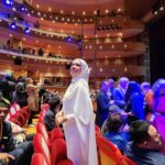 Julia Farhana Marin Instagram - . Anyone speak italian? Sila translate. Should have learned from my dad 🫠 But I caught a few things sabrina said. John wick. So I think she compared my action scenes with john wick’s 🤣 HAHAHA and something something Malaysia. I was actually caught by surprise because I wasnt expecting the camera to point at me and a few people gesturing me to stand. My brain went, Just smile and wave julia, no idea what they are saying but just smile and wave 🤣 Far east film festival was extremely well organised, crowded with film supporters, filmakers from all over the world as well as actors and actresses. I had a great night at the opening. Tomorrow I will be presenting coast guard on stage and sit through a press conference, and probably think to myself I am very very lucky to be here. One of the director in the hall yesterday night is nominated for both far east film festival and cannes. I hope I get nominated in cannes one day, amin 🥹 Of course, not forgetting the president of Malaysia International Film Festival (MIFF) @joanne.goh_jazzygroup for making this happen. To many more achievements, growth and taking Malaysian films to the international stage! Admire everything you do for the Malaysian film industry @joanne.goh_jazzygroup Despite wearing a hijab, I was still very much welcomed, celebrated and given the same opportunity as everybody else.