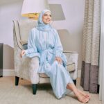 Julia Farhana Marin Instagram - . My collection with @mayangbyanntsya called the iris collection is silky and cooling, wear this during raya I guarantee you wont regret it 😘 Comes in 4 colors Tag me in yours!