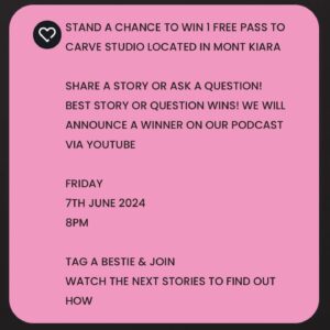 Julia Farhana Marin Instagram - Ahhhhhhhh

Over the moon for our next project! Its finally releasing very very very soon and guys! @girlmathpodcastmy will be doing DAILY giveaways! 

Starting 5th May 2024 - 12th May 2024 every single day ada giveaway.

SIMPLE JE! 
All you have to do is follow the steps posted on @girlmathpodcastmy STORIES every day. 

The best story/questions shared WINS! 

Tag your besties because the more you share the higher your chance to win a pass to @carvestudiomy (my current favorite pilates/reformer/cardio reformer studio) 

Winners will be announced live on our podcast;
Starting 7th June 2024
Every Friday at 8pm! 

Every day, 
Starting 5th May 2024 at 10AM @girlmathpodcastmy akan release the question so make sure you check their IG & POST every day ok! 

Good luck 😘
