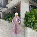 Julia Farhana Marin Instagram - . Snippets of me in @whattowearmalaysia ❤️ Shoes @jellybunnymalaysia Scarf @coveredscarf A little outside of my comfort zone with the style, but I tried! 😬 thank you @whattowearmalaysia for styling me