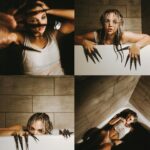 Julia Hart Instagram - 🛁time to get out🖤 • • • I’ve had the idea to do a tub photoshoot with Julia for a while, & I’m so happy we were able to bring it to life while we were together for Revolution! This bathroom was so pretty & the lighting made it look so spooky! We love how these turned out! • • • Model :: @thejuliahart Taken with the @canonusa R6 w/ 24-70mm f/2.8 • • •