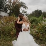 Julia Hart Instagram – Mr & Mrs Johnson🤍💍 #fridaythe13th 

📸: @bohemewinterphotography