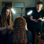 Julia Lester Instagram - “the process” so thoughtfully captured by @austinyourface ft. the most loving team - @makeupbysteven @lindsayblockstyle @jakesokoloff 💚