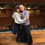 Julia Lester Instagram – superstar💫 happy opening night u world changer 💜💛🤍