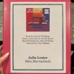 Julia Lester Instagram - day 1 !!!! Babs, give me strength !!!! 💞☎️🧵✡️🪡✨