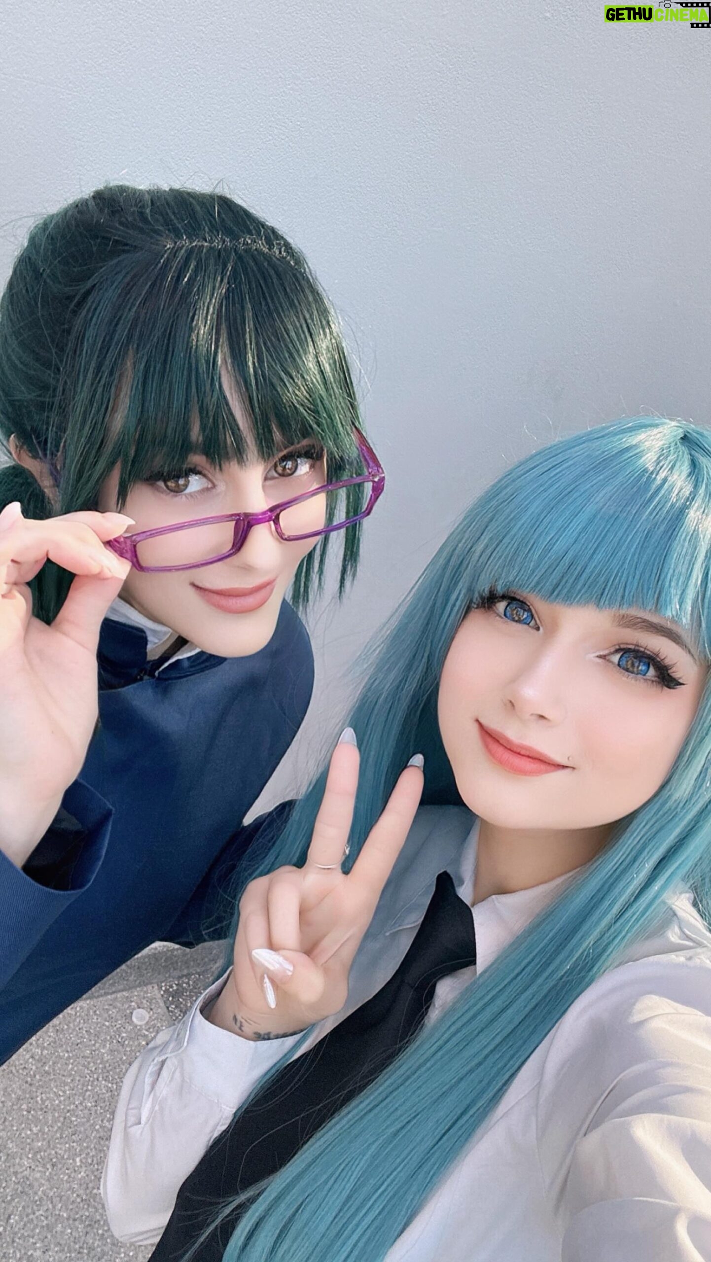 Julia Maggio Instagram - The hack did in fact not work and Miwa got laid out LOL . . . . . . . #anime #manga #cosplay #jjk #jujutsukaisen #miwa #miwakasumi #maki #makizenin #anyc #aesthetic #animenyc