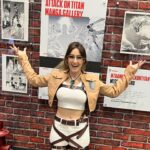 Julia Maggio Instagram - Almost 3 years ago in between working on film sets, I got the idea to make silly goofy videos on the internet in hopes I would find my community of otakus and nerds. I went viral. I’ve made so many friends, and gained an entire second career! And it’s all because of @attackontitan . It’s been an honor being your commander. The show is finally over and it breaks my heart, but I’m just getting started! Shinzou wo Sasageyo ♥️🕊️ 心臓を捧げよ #attackontitan #aot #snk #shingekinokyojin #anime #manga #hangezoe @crunchyroll @kodanshamanga @attackontitan #進撃の巨人
