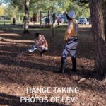 Julia Maggio Instagram - You can hire Hange for your photography services… Levi: @namii.cos Hange: @juliastunts #aot #attackontitan #shingekinokyojin #snk #hangezoe #leviackerman #進撃の巨人 #anime #manga
