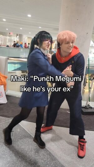 Julia Maggio Instagram - What else would you expect? 💀 
.
.
.
#jujutsukaisen #jjk #anime #itadori #megumi #makizenin #cosplay #jujutsukaisenanime