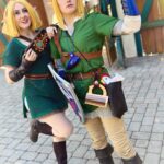 Julia Maggio Instagram - ✨ Happy Pride Month 🏳️‍🌈 ✨ Link: @ann_mossy Zelda: @juliastunts 📸: @lloydsfault At @garenfest #legendofzelda #loz #totk #tearsofthekingdom #pridemonth #pride #link #zelda #linkcosplay #zeldacosplay #nintendo #videogames #gaming