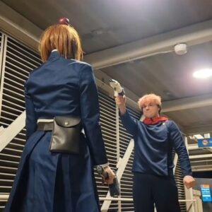 Julia Maggio Instagram - Itadori and Nobara Apple Meme but its Live Action 
.
.
.
#jujustukaisen #jjk #anime #itadori #nobara #youaremyspecial #itadorixnobara #animereels #jujutsukaisenanime