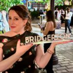 Julia Quinn Instagram – Six women of #Bridgerton! And yeah, I might have left the after party with that sign…

#iregretnothing