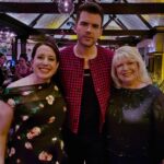Julia Quinn Instagram - I get my photo taken with Luke and his mum every premiere… Sometimes we get photobombed.