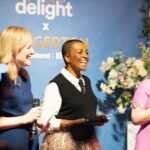 Julia Quinn Instagram - #ad Let me show you how we brought Bridgerton fans together to find their love & flavor match! Had a blast at @indelight Bridgerton-themed dating soirée in NYC last week! @bridgertonnetflix @shondaland