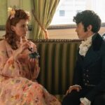 Julia Quinn Instagram - I don’t know about you, but I’m feeling #prudank, too. @missbessb @jamesphoon_ #bridgerton #bridgertonseason3 #prudencefeatherington #harrydankworth