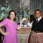 Julia Quinn Instagram - #ad Let me show you how we brought Bridgerton fans together to find their love & flavor match! Had a blast at @indelight Bridgerton-themed dating soirée in NYC last week! @bridgertonnetflix @shondaland