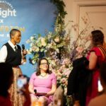 Julia Quinn Instagram - #ad Let me show you how we brought Bridgerton fans together to find their love & flavor match! Had a blast at @indelight Bridgerton-themed dating soirée in NYC last week! @bridgertonnetflix @shondaland