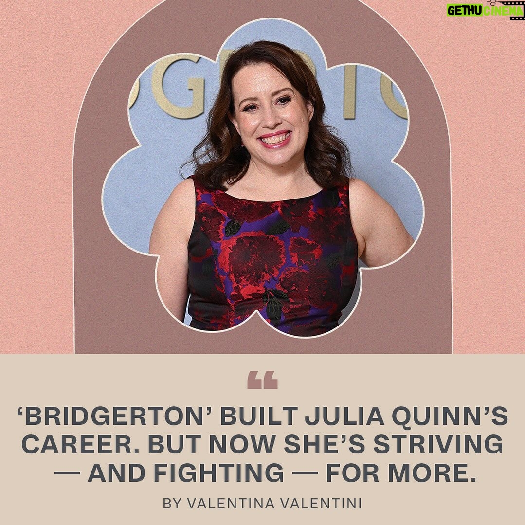 Julia Quinn Instagram - What I do when I’m not writing. Learn a bit about my work fighting book bans in this article by @byvalentinav_ at the @shondaland website. Link in bio.