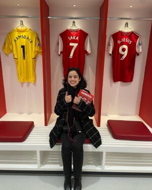 Julia Rehwald Instagram - COYG !!! keep it up 💪 @arsenal