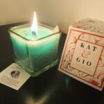 Julia Stiles Instagram - Found you @katandgiocandles Even though I am a Nomad by nature, I always get anxious the first few days I land in a new place. I look for candles, incense, crystals, oils, traditions, anything to calm me and make me feel grounded. Found them all in one!!!! 🧡🔥