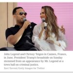 Julia Stiles Instagram – I don’t love the name calling on Twitter, lead by our ‘filthy mouthed’ President. But I do love chrissyteigen calling him a  #pussyassbitch 👊