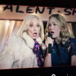 Julia Stiles Instagram - Where my Karaoke/Lip Sync/Pop Star dreams came true! #AutoTuneForEva 😘 The Lake Season 2 out now! @laurenholly @terrykelichen @primevideo @primevideoca @teganandsara 💛