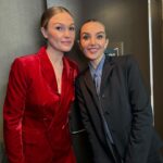 Julia Stiles Instagram - Live From NY, Baby! Thanks a million @chloeiscrazy for the time warp. I had a blast 💋👯‍♀️