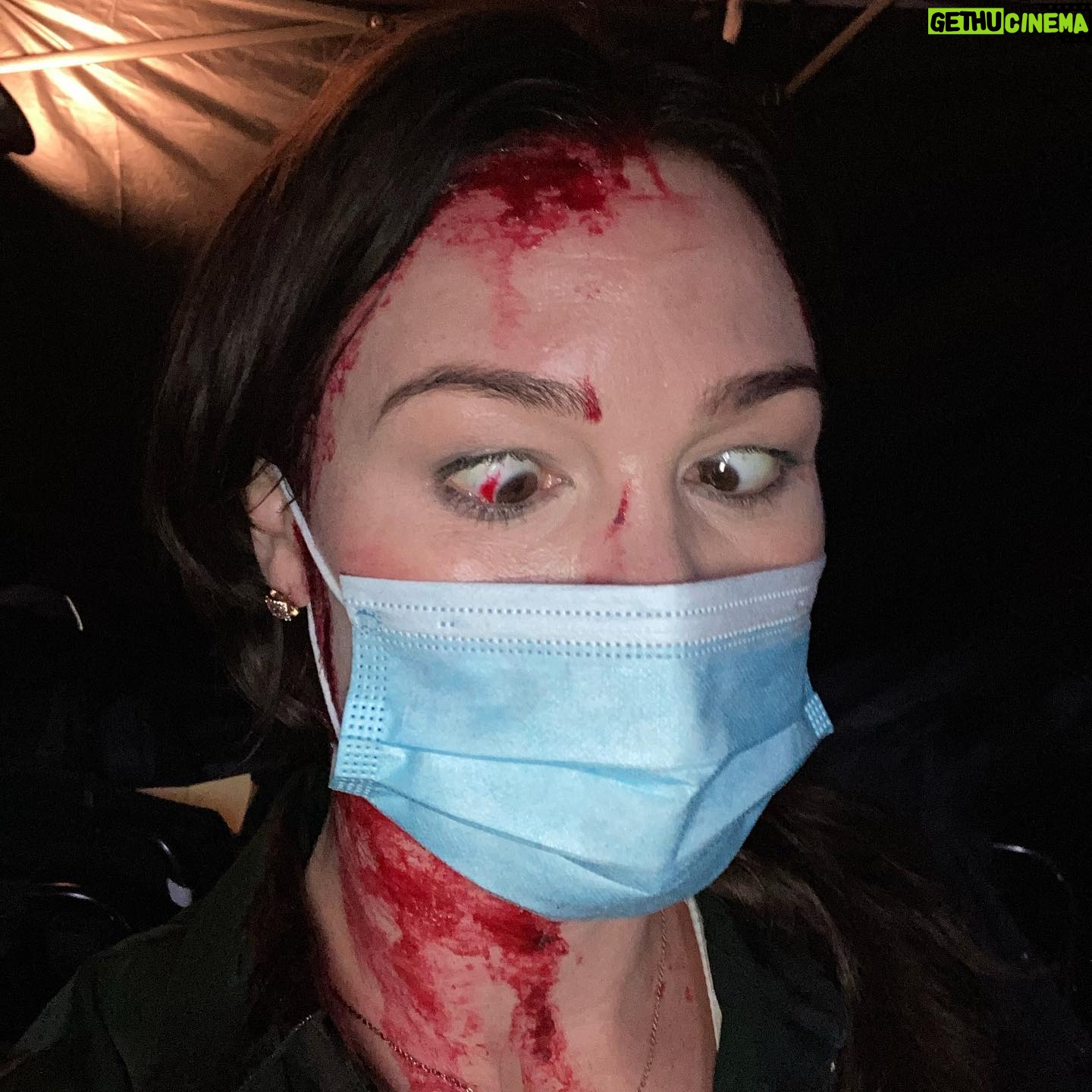 Julia Stiles - 10.5K Likes - Day 30 of 30! Twenty something Nasal Swabs, 30 Oxygen checks, and Iāve learned so much... Like how shaving cream removes fake blood. #esthermovie #orphanfirstkill š§š»