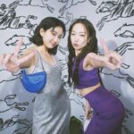 Julia Wu Instagram - 那天難得穿紫色的我💜背著白色的Box-Trot 🤍去參加 @longchamp 開學派對✨ had too much fun at Longchamp University 🤍 #LongchampSS24 #longchampuniversity