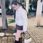 Julia Wu Instagram - 終於有力氣可以出門了🥹 唱歌給你們聽made me soooo happy 喉嚨還在努力復原中 🥰 @bally #bally ♥️