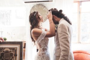 Juliana Harkavy Instagram - Happy 2 years wed to the love of my life and flame of my soul @eskandar_alexander Though the news from Israel has made today a difficult one to celebrate, you make every day so deeply meaningful, beautiful, and magical, my incredible King and best friend. Here's to infinity years together in health and happiness. ❤️‍🔥👑