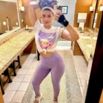 Juliana Harkavy Instagram – Gym selfie story time! 🏋🏽‍♀️📖 …
Let’s go back to 3rd grade science class 🔬💫✨ I was 9 years old. The teacher asked a question I knew the answer to. I bounced excitedly in my seat, hand raised. 🙋🏽‍♀️ Then came the words I’d remember into my adulthood. “Ugh! How much do you weigh!?”

The little girl next to me stared down at my thighs jiggling against my chair, appalled. I mumbled some humiliated response and made sure to sit still with my legs raised off my seat for the rest of class. 😔

That moment began a decade-plus of body dysmorphia, eating disorders, and shame spirals. 🌀 In those days, I was made fun of for my big butt, big thighs, big lips, and curly hair. From age 11, photographers, agents, and producers told me to lose weight if I ever wanted success. 👎🏽

I spent years harming myself with fad diets, binging, purging, chemical hair straighteners, painting my lips with concealer, anything to hide what others didn’t like. 🫣

Fast forward 29 years. The world has changed and now butt implants, lip injections, and big hair are all the rage. 🤯 And while it’s nice that thick frizzy girls have been deemed beautiful by society, what’s “in” no longer dictates my confidence. I don’t need permission to love myself. 🧘🏽‍♀️✨

My body has carried me through storms of epic proportions. She looked out for me even when I didn’t. These thunder thighs walked me right out of gross toxicity and into a life of safety,  peace, and love. 💖
 
I’m exercising almost every day now, but not to be skinny, not for anyone else. For my own mental health, physical strength, and longevity. 💪🏽

I’m around my heaviest weight, and it’s by far the most beautiful I’ve ever felt. This is the happiest I’ve ever been. My flaws have become my assets; Because I don’t give a fuck about anyone’s beauty standards but my own. 🫶🏽🦋💫

#youarebeautiful #fuckbeautystandards #selflove #youareenough #edrecovery #bornthisway #mentalhealth #womenempowerment #fitnessjourney #bodypositive #motivational #changethenarrative #curvygirl #slimthicc #overcome #shadowwork #bodypositivity  #happinesscomesfromwithin #acceptance #selfcare #begentlewithyourself #inspirational #healing #beyoutiful
