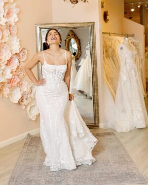 Juliana Harkavy Instagram - I had such a blast doing this photo shoot for @lilibridals 

👰🏽‍♀️💐💍 

Lili Bridals is near and dear to my heart, as it's where I found my own wedding dress. 🥰 I was quite nervous going into this shoot because my body has changed so much since doing 2 years of fertility treatments. 🪺💫 But Lisa was instantly confident we'd find a dress. The first one she picked out (pictured) made me feel so beautiful, voluptuous, and comfortable in my skin. All my worries faded away as I strutted down Ventura Blvd. in my gown. 💃🏽

Lili's carries styles for people of literally every shape and size. They make you feel at home, and deeply embodied inside the goddess queen you are. ✨👑✨ If you're a bride-to-be in the Los Angeles area, this is your spot. 🤍

#weddingdress #lilibridals #weddinggown #weddinggownshopping #sayyestothedress #weddinginspiration #weddingdressinspo #martinaliana #weddinggowninspiration #weddingdressshop #weddingdressdesigner #weddingphotography #weddingplanning #bride #bridetobe #weddingmotivation #weddingphotoideas #weddingshop #bridal #bridallook #bridalfashion #bridaljewelry #bridalcollection #bridalshoot #bridalstore #bridalcouture #weddingcouture #weddingstyle #weddingseason #losangeleswedding