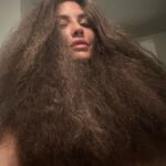 Juliana Harkavy Instagram – Felt cute, brushed out my hair, turned into Hagrid.