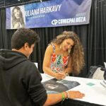 Juliana Harkavy Instagram – Fell in love with #Houston this weekend. Warm people, warm weather, epic food, good friends, and an amazing convention hosted by @houstoncomicpalooza

Thank you for having us! ✌🏽💕