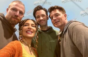 Juliana Harkavy Instagram - The biggest shout out to the BEST fans in the WORLD- who we had so much fun with this weekend at @galaxyconrichmond 🚀💚🏹

Maybe it was the southern hospitality, maybe it was the overdue bonding time with these boys who I love so very much, but this weekend was chicken soup for the soul. The only thing missing was @coltonlhaynes 🧸🫶🏽 and our honey bunnies 🍯🐰💕 @eskandar_alexander , @cassandrapants , @pattimurin , and @scottmale - (thanks for holding down the forts 🏰, guys!)

We love you Richmond!!! 🙏🏽✌🏽✨

#galaxycon2023 #galaxyconrichmond #teamarrow