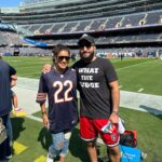 Julianna Peña Instagram - Massive shoutout to @realbenschmitz @chrisprovino @nfl @chicagobears and @chad_bronstein @selbron11 for my #ootd #ootdfashion hosting me and my best bestie gur !! Our first #bearsgame ever! We will never forget! #memories #mommylife #mommysworld🌎 #nfl #football #chicagobears #dabears #gobears #chicago #chicagoland #soldierfield #justinfields #whatthefudge #sundayfunday #photodump #vip #vips #vipservice #vipstatus #onfield #gucci 🏈🏈🏈🏈🐻🐻🐻🐻🐻 #peñapower #custom #mmgirl #beardown