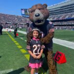 Julianna Peña Instagram - Massive shoutout to @realbenschmitz @chrisprovino @nfl @chicagobears and @chad_bronstein @selbron11 for my #ootd #ootdfashion hosting me and my best bestie gur !! Our first #bearsgame ever! We will never forget! #memories #mommylife #mommysworld🌎 #nfl #football #chicagobears #dabears #gobears #chicago #chicagoland #soldierfield #justinfields #whatthefudge #sundayfunday #photodump #vip #vips #vipservice #vipstatus #onfield #gucci 🏈🏈🏈🏈🐻🐻🐻🐻🐻 #peñapower #custom #mmgirl #beardown