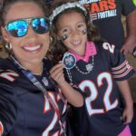 Julianna Peña Instagram - Massive shoutout to @realbenschmitz @chrisprovino @nfl @chicagobears and @chad_bronstein @selbron11 for my #ootd #ootdfashion hosting me and my best bestie gur !! Our first #bearsgame ever! We will never forget! #memories #mommylife #mommysworld🌎 #nfl #football #chicagobears #dabears #gobears #chicago #chicagoland #soldierfield #justinfields #whatthefudge #sundayfunday #photodump #vip #vips #vipservice #vipstatus #onfield #gucci 🏈🏈🏈🏈🐻🐻🐻🐻🐻 #peñapower #custom #mmgirl #beardown