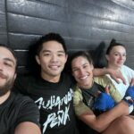Julianna Peña Instagram - On April 4, 2015 I made a return to the @ufc octagon after a devastating injury that many thought would be a career ender, against the woman to my right @milana_dudieva aka #minifedor! Now, 9 years later, we are training beside each other in my home gym and we’re getting our pictures taken by her second child! It is so humbling that we are able to share the mats in our everyday lives now that we’re older and both mothers! Time is flying by and I am so grateful for my incredible, supportive, and very skilled training partners!! I love these photos @milana_dudieva @adammjo @zachvaci thanks for coming over guys! 🫂❤️‍🔥💕🙏🏽💪🏽🥊🥋 #thepeñapower #peñadojo