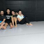 Julianna Peña Instagram - On April 4, 2015 I made a return to the @ufc octagon after a devastating injury that many thought would be a career ender, against the woman to my right @milana_dudieva aka #minifedor! Now, 9 years later, we are training beside each other in my home gym and we’re getting our pictures taken by her second child! It is so humbling that we are able to share the mats in our everyday lives now that we’re older and both mothers! Time is flying by and I am so grateful for my incredible, supportive, and very skilled training partners!! I love these photos @milana_dudieva @adammjo @zachvaci thanks for coming over guys! 🫂❤️‍🔥💕🙏🏽💪🏽🥊🥋 #thepeñapower #peñadojo