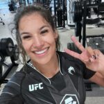 Julianna Peña Instagram - Sending all my warrior strength, loving energy, and positive vibes to @nufbfamily The #northwestern #footballteam! They are playing a #bowlgame in #lasvegas today!! GO CATS!! #trustyourself #gocats #wildcats #collegefootball #nu 💜🦄😈💜🦄💜