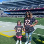 Julianna Peña Instagram - @chicagobears #sundayfunday #photodump with my gur #chicago #chicagobears #dabears #nfl #mommydaughter #thatsmybaby #peñapower #football #footballseason #week1 #rivals #bearsvspackers 🏈🏈🏈🏈🏈🏈🏈
