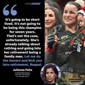 Julianna Peña Instagram - Julianna Peña vows to take Raquel Pennington’s title and send her packing from MMA

🔗 FULL STORY IN BIO