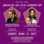 Julianna Peña Instagram - Come train with us April 14th @lcctbjj @alexandra.r.peterson #bjjlife #bjjgirls #bjj4life #bjjfamily #nogi #nogigrappling