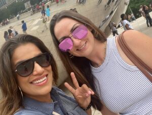 Julianna Peña Instagram - My #bff FINALLY came to #chicago to visit me !! Had the best time with you #christinarose @chroje Love ya Mama ! #tourist #sightseeing #chitown #dayone #sincekindergarten #sisterhood #mmgirl