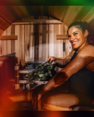 Julianna Peña Instagram - I started my #mma journey in 2008 and was introduced to #imo the #goat #fedoremilianenko via #youtube. I use to watch #youtubechannel of him and how he #recovered during #fightcamp. It took me a long time to figure out what he was getting whacked down with but come to find out it was #birchleaves, like in the photo above. When I partnered with @redwoodoutdoorsco I knew immediately I had to get some. With the help of a great friend, I was able to get my hands on some #birchleaves and it has completely changed my #saunagame. Side note I got to meet my #hero @bellatormma circa 2018 but I got #heismaned #stiffarm #fedor #thebest 😂
