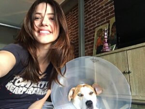Julie Gonzalo Instagram - I got a haircut and Charley got spayed.. we both feel a lot lighter #happyweekend